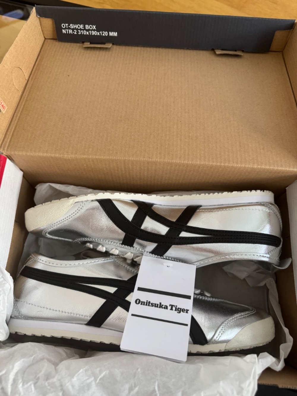 Onitsuka Tiger Mexico 66 | Silver & Black | *BRAND NEW* - Picture 3 of 8